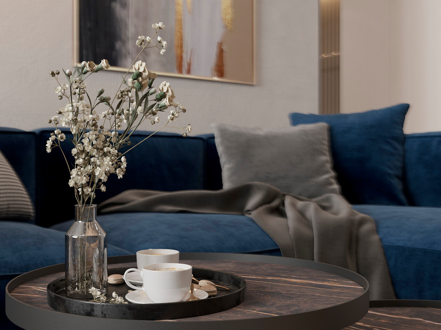 Дизайн-проект 3-комнатной квартиры 84,3 м2 в ЖК «Румянцево-Парк»