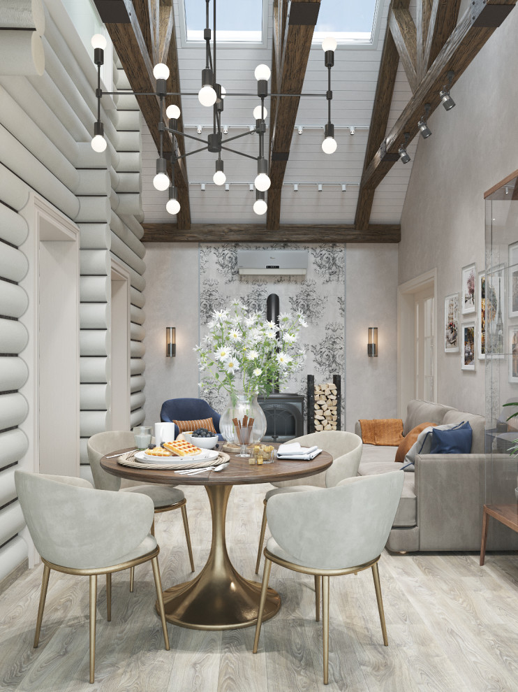 Гостиная и столовая зона