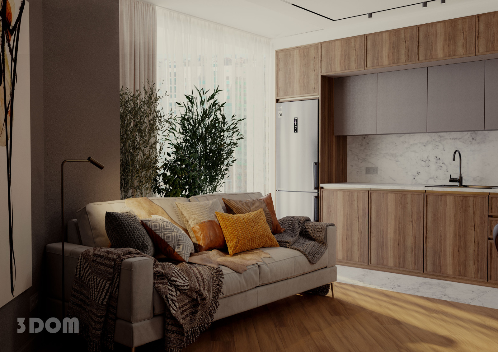 КВАРТИРА ЖК "МАРШАЛ" 60кв.м | 3DOM