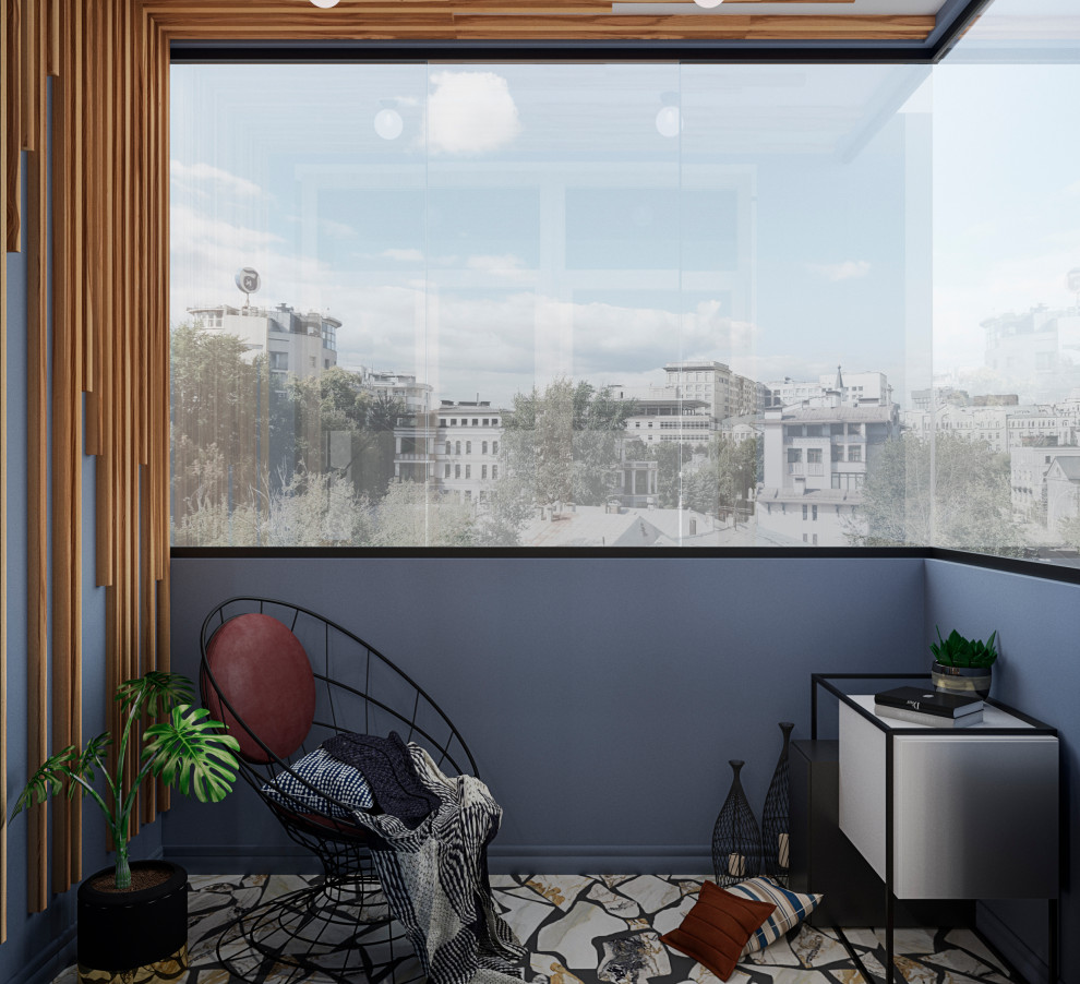 Дизайн-проект. 2-хкомнатная квартира на набережной. Москва. 2019 г.