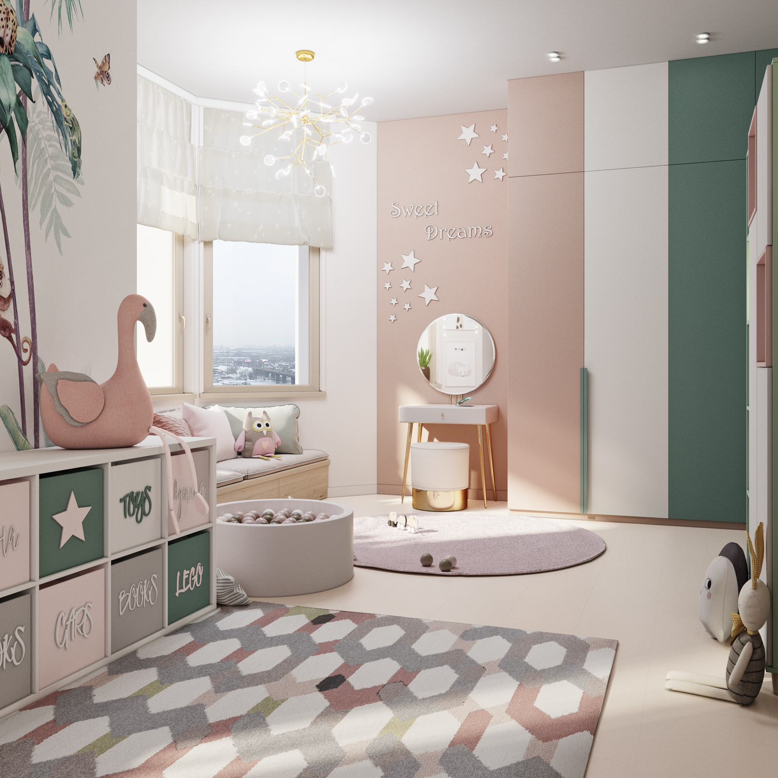 Интерьер квартиры в ЖК Montblanc 150 м^2