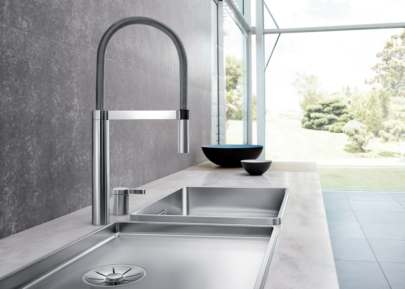 Эксклюзивные мойки и столешницы BLANCO STEELART