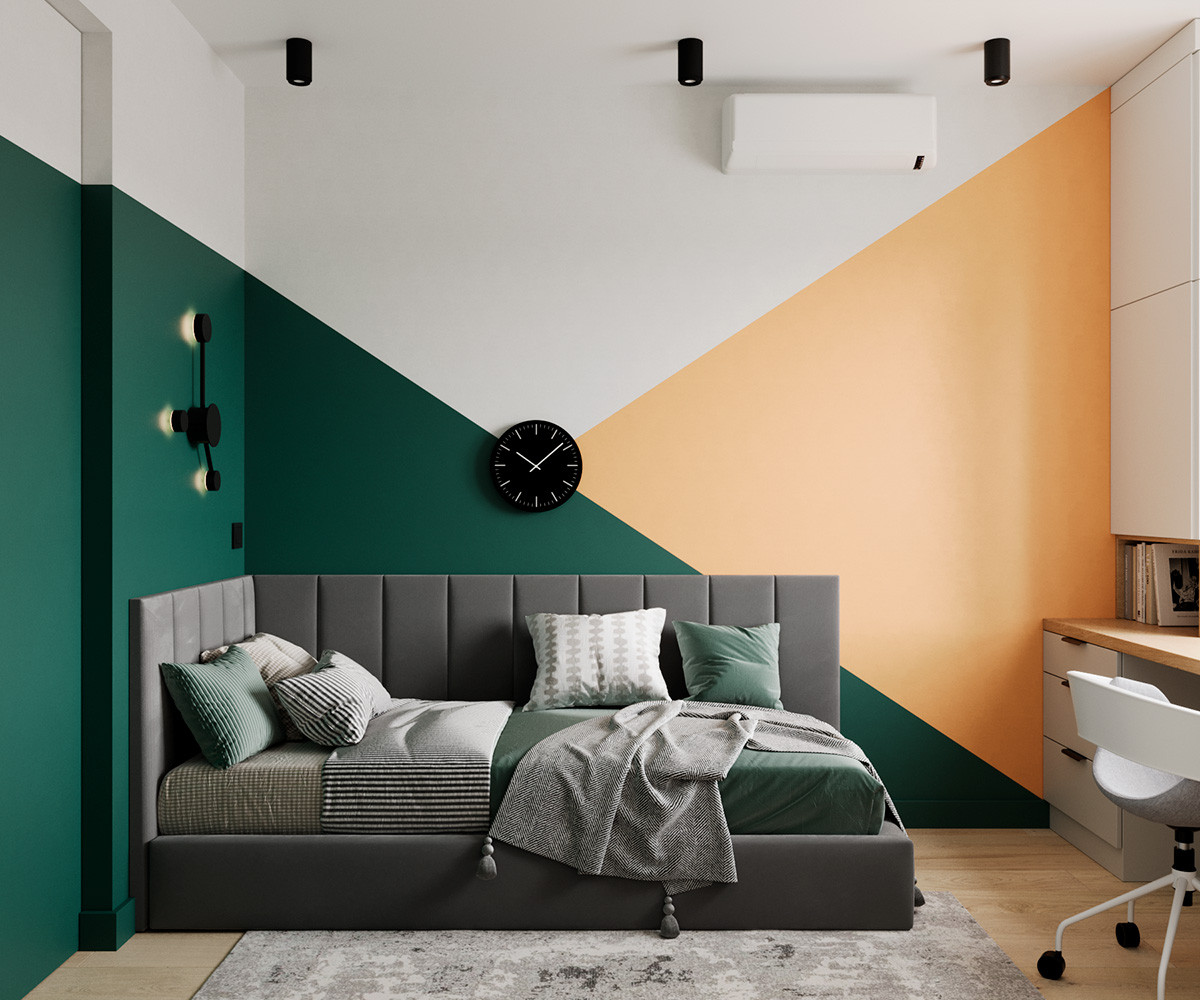 Евро трехкомнатная квартира в современном стиле ЖК Атмосфера