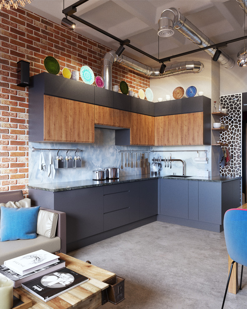 Необычный лофт для необычной семьи