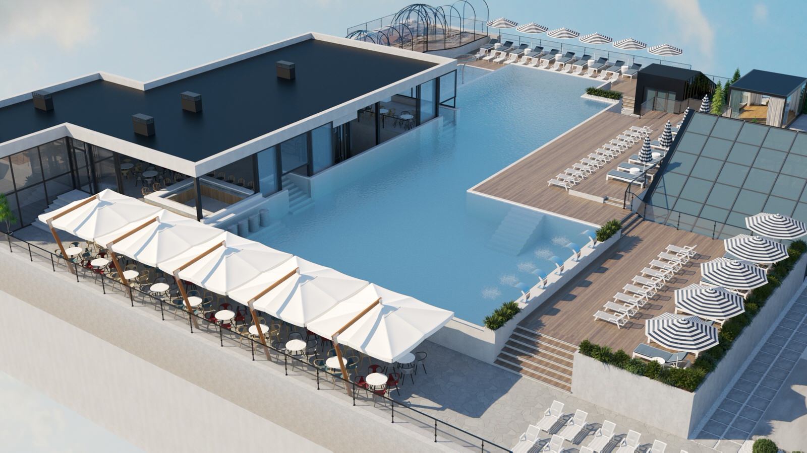 Обложка проекта: Термы "Лето". Открытый бассейн на крыше