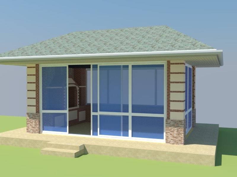 Проект административных зданий коттеджного поселка
