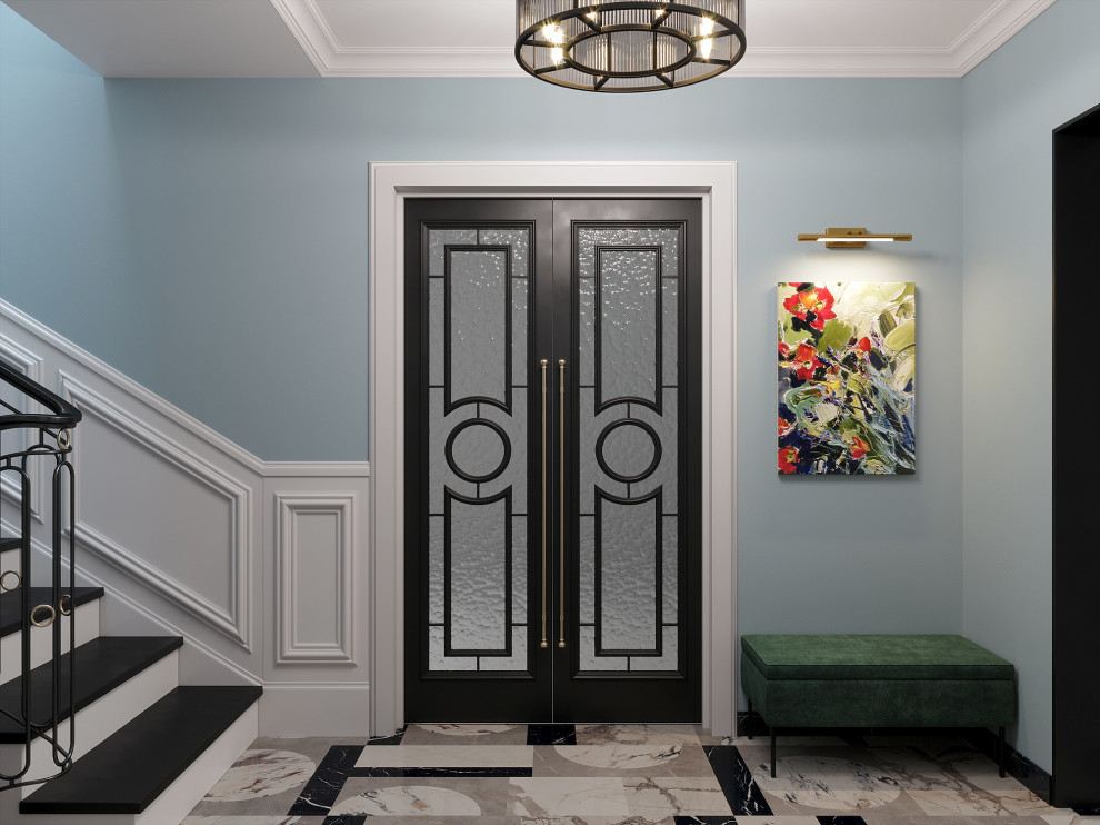 Эскизный проект прихожей и гостевого санузла