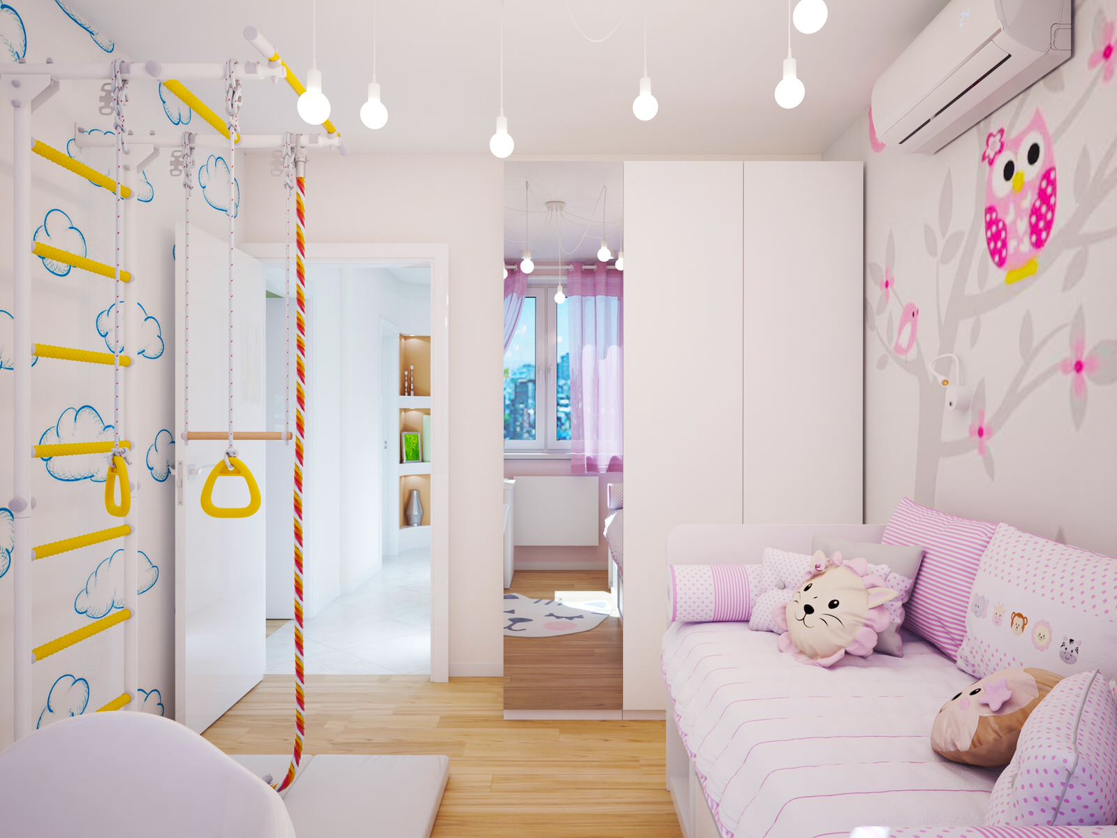 Солнечное утро в трёшке на Северо-Западе Москвы.