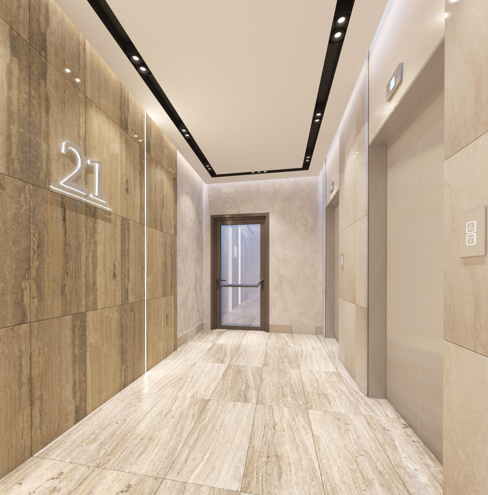 Обложка проекта: Дизайн-проект входного холла, для Жилого Комплекса.