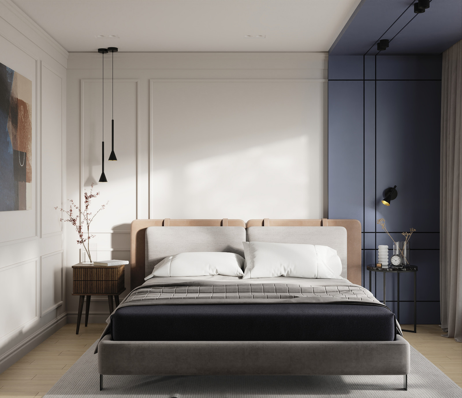 Современный таунхаус в теплой бежевой гамме