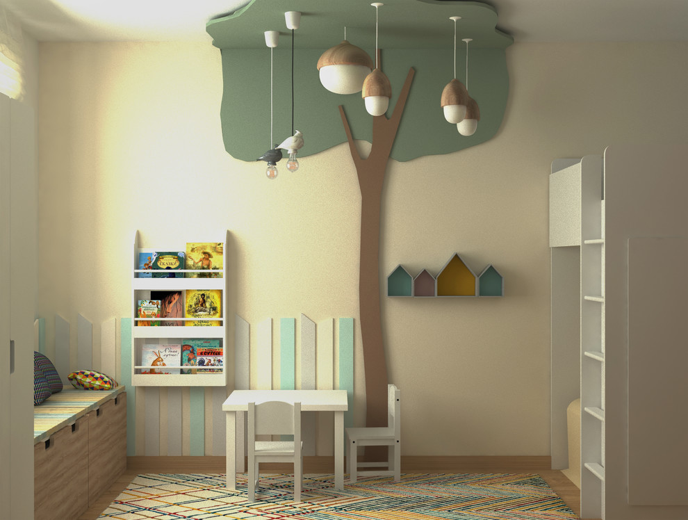 Обложка проекта: Детская для двух малышей с готовым деревом