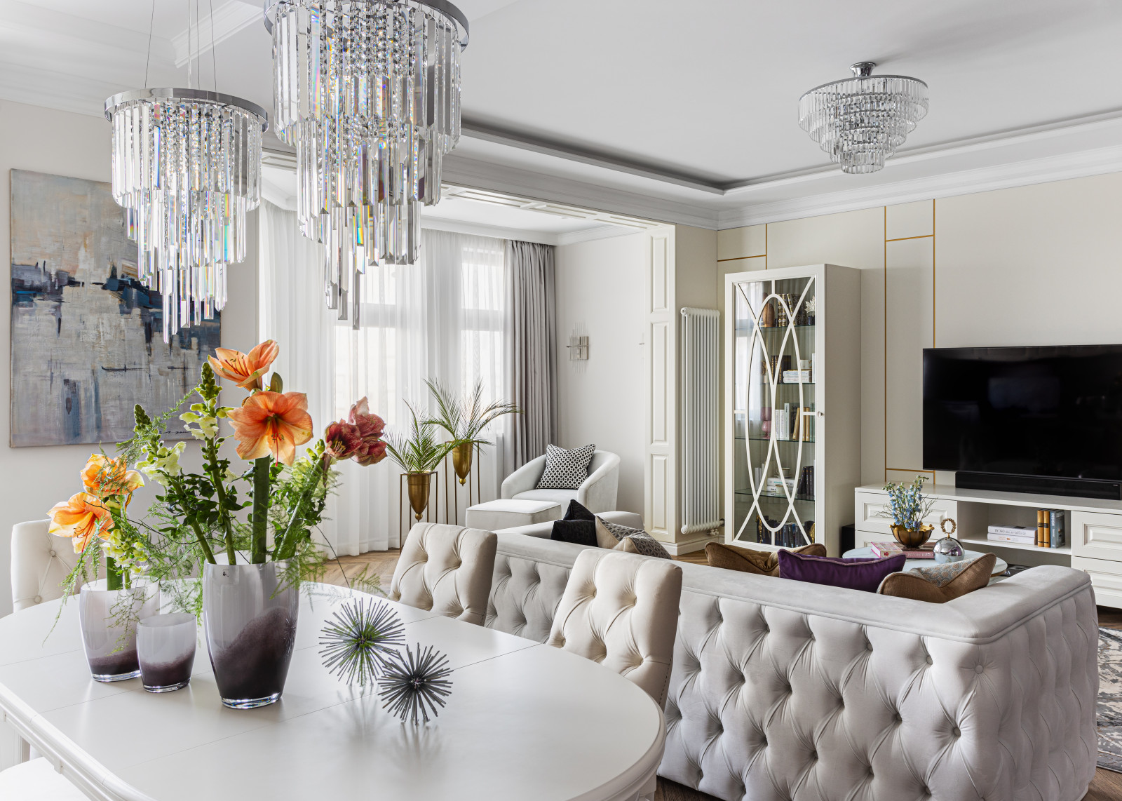 Дизайн квартиры 135 кв.м. в ЖК Донской Олимп