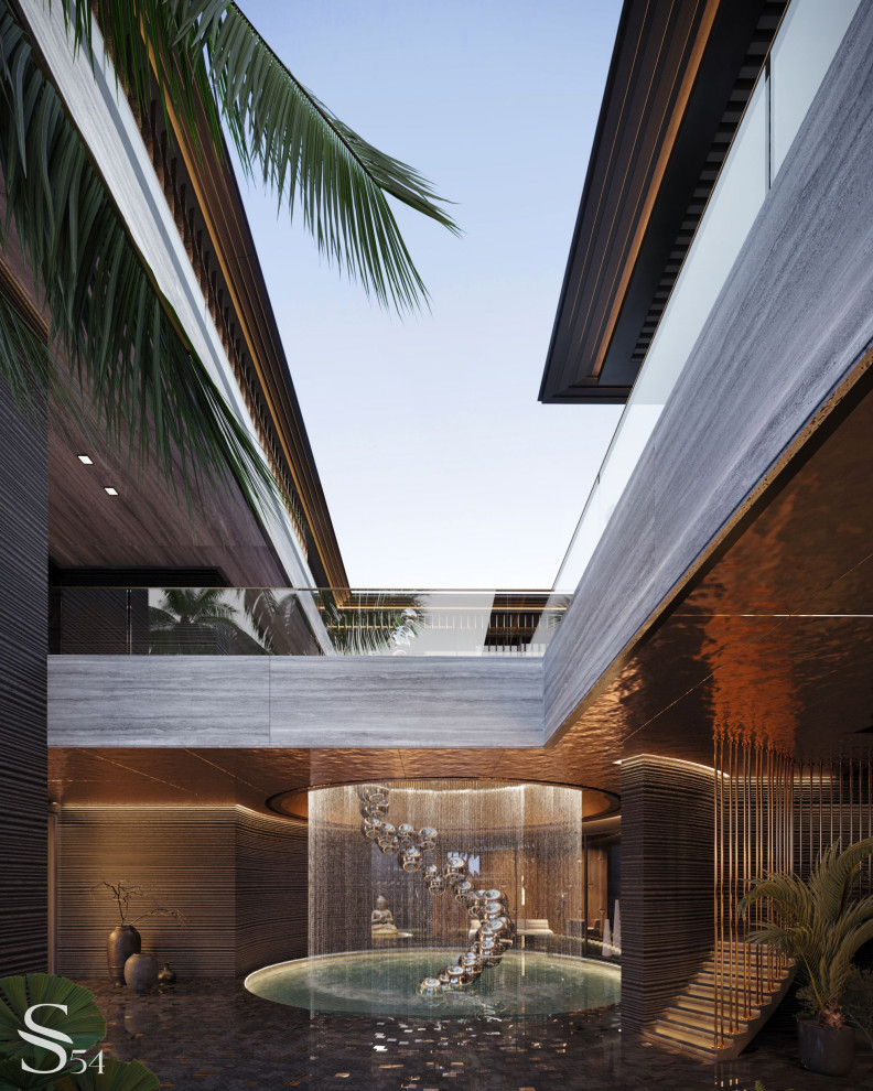 Входная группа дома на Филиппинах