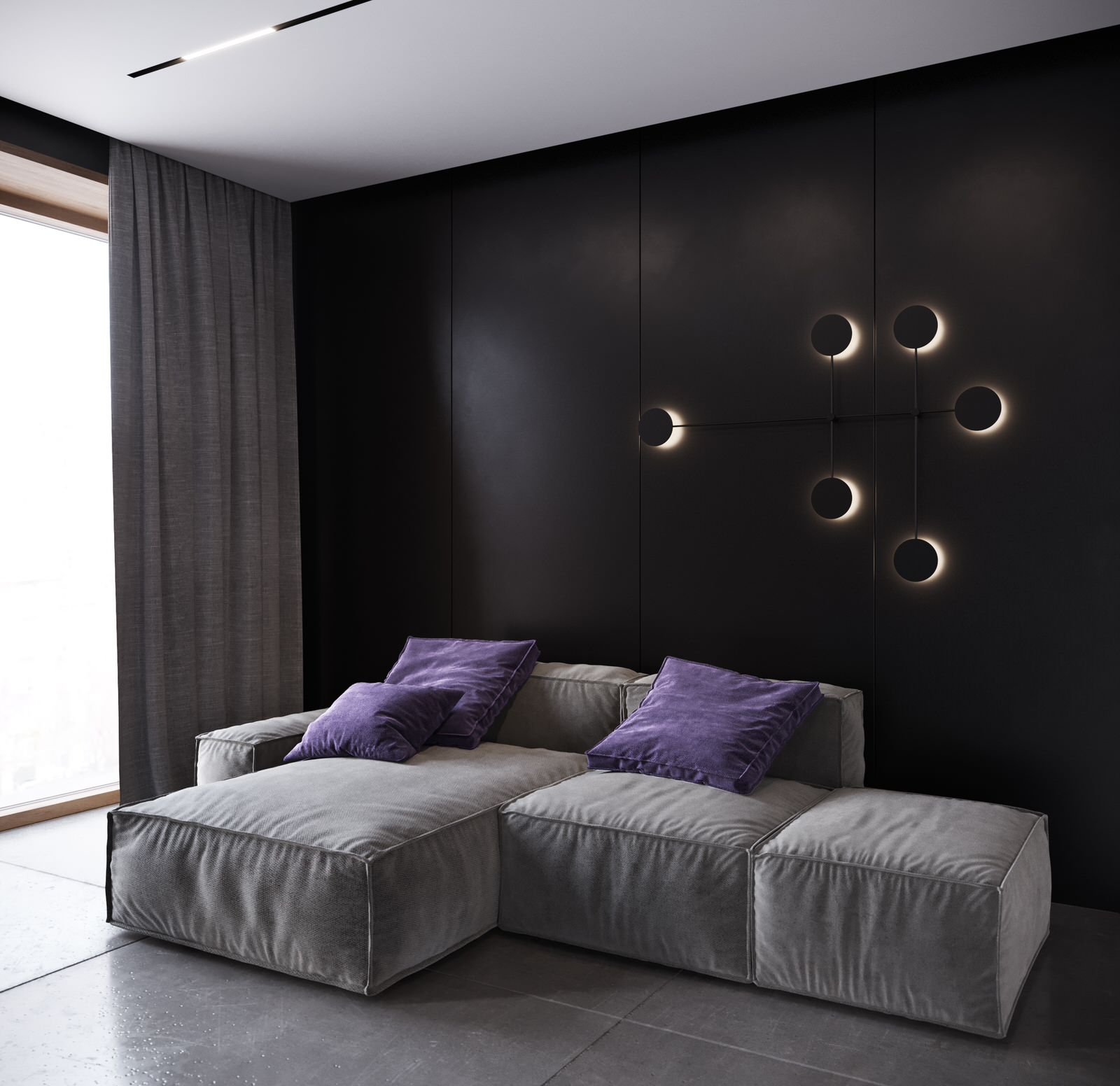 Модульные пуховые диваны