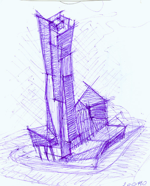 Размышление с карандашом - высотные здания