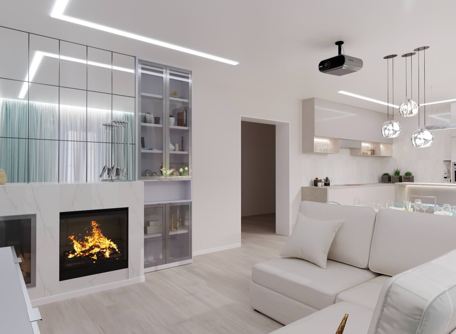 Обложка проекта: Дом 140кв.м. для взрослой пары в современном стиле с элеменами хай-тек