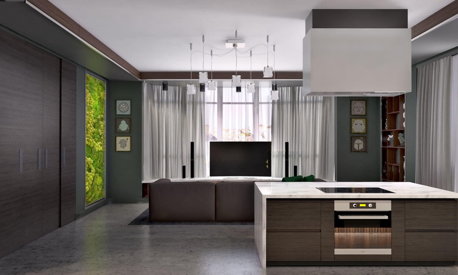 улица Рахманинова. Апартаменты 109 м2.