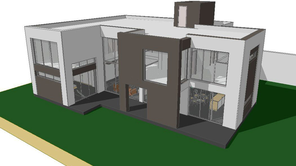 Эскизный проект дома в Бронницах