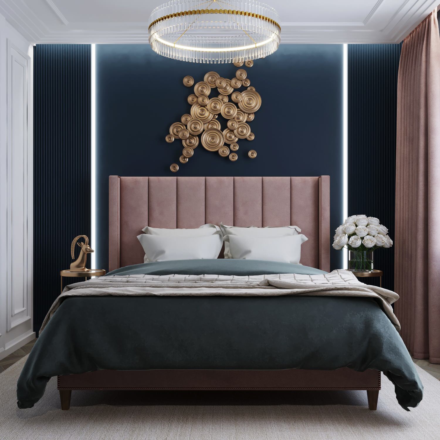 Дизайн проект однокомнатной квартиры в ЖК "Европейский" г. Тюмень