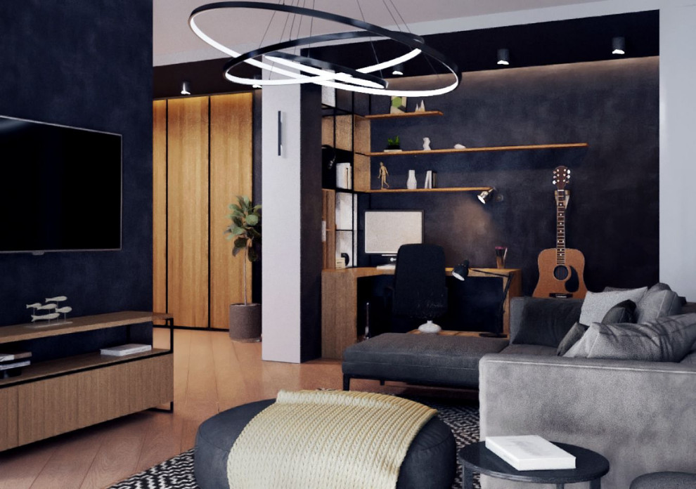 Интерьер для квартиры со сложной планировкой