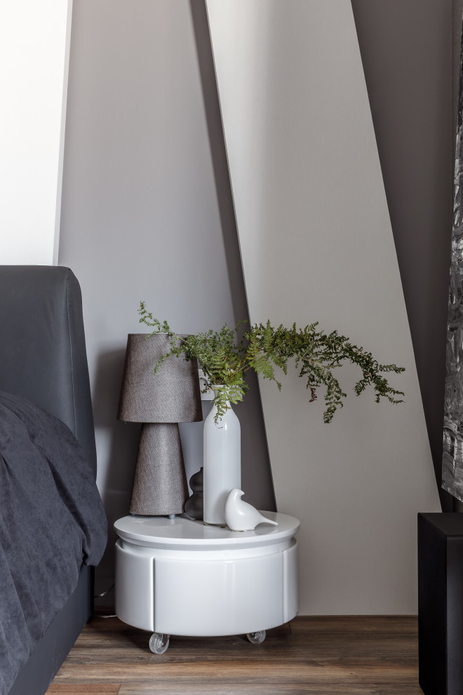 Монохромный интерьер 2-х комнатной квартиры