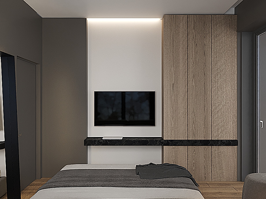 Минималистичный интерьер на Юге Москвы