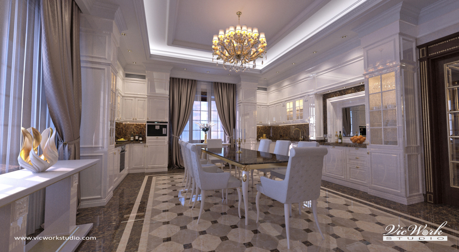 Dining room. H Residence