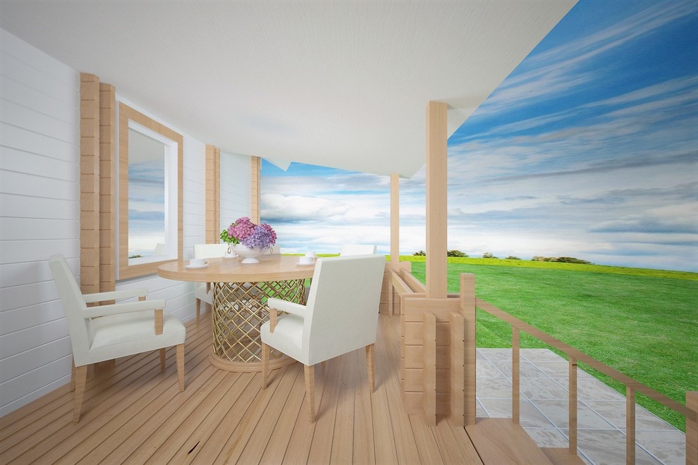 Одноэтажный дачный домик