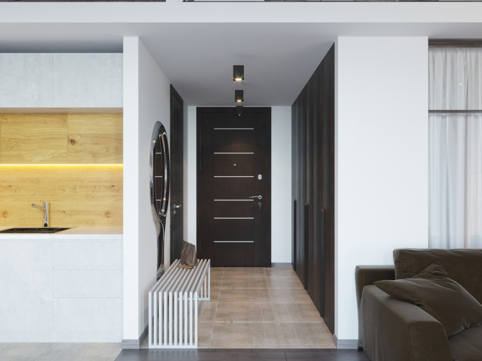 Двухуровневая квартира в современном стиле