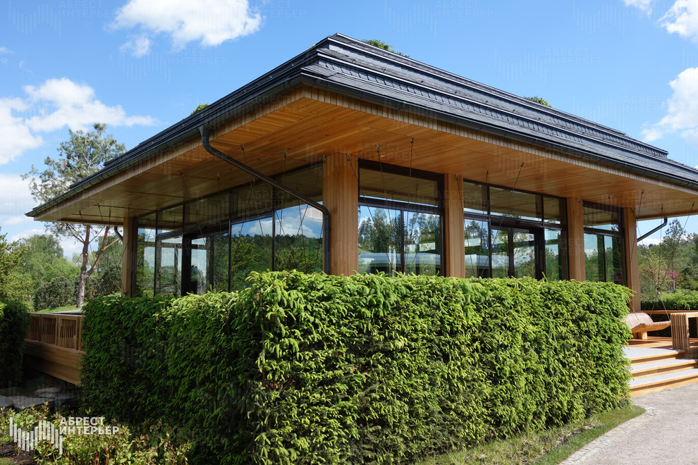 Строительство и внутреннее оснащение Дома для отдыха и совещаний