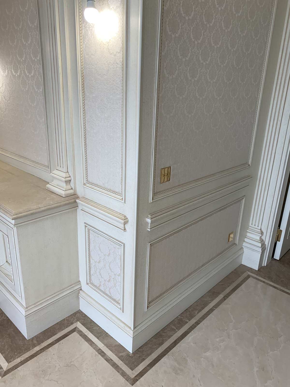 Деревянный интерьер квартиры