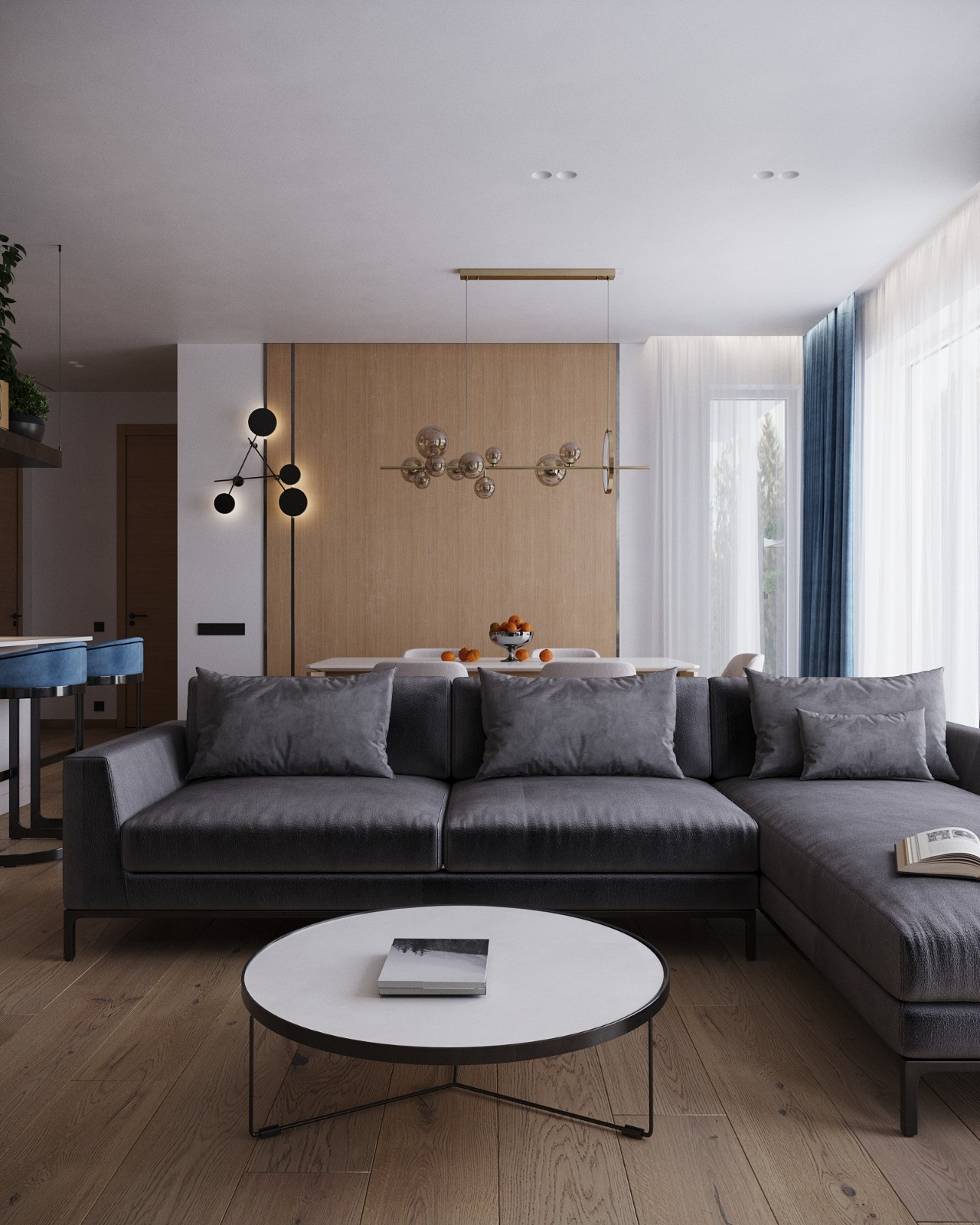 Дизайн-проект загородного дома  в современном стиле