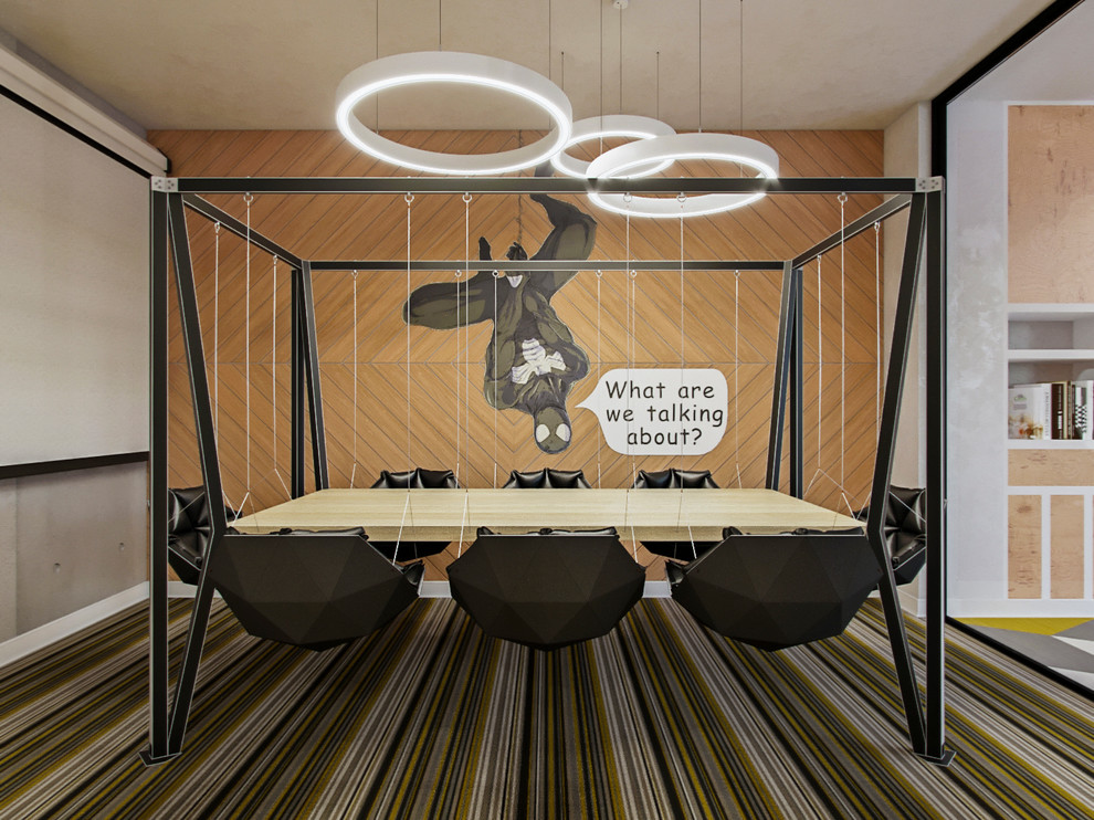 Креативный open space офис IT-компании.