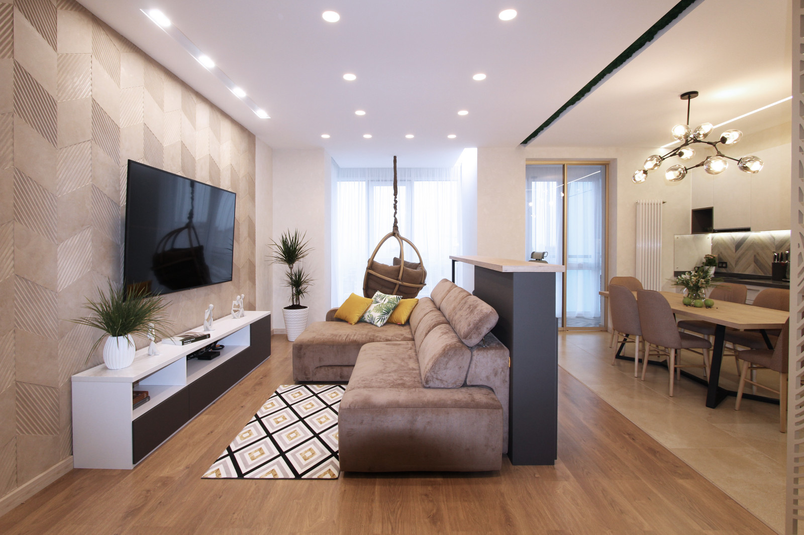 Интерьер квартиры молодой семейной пары.