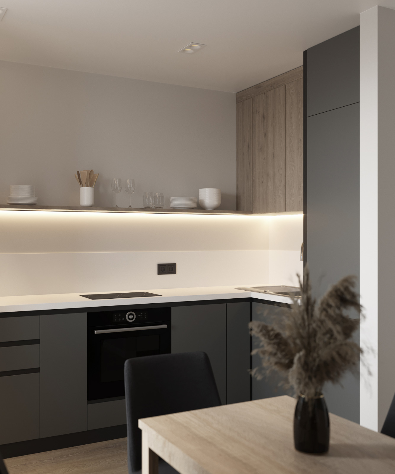 Дизайн-проект однокомнатной квартиры