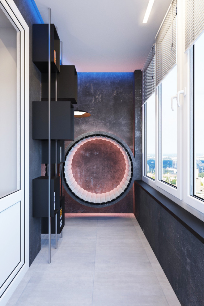 Дизайн интерьера в ЖК Фамилия. Лоджия