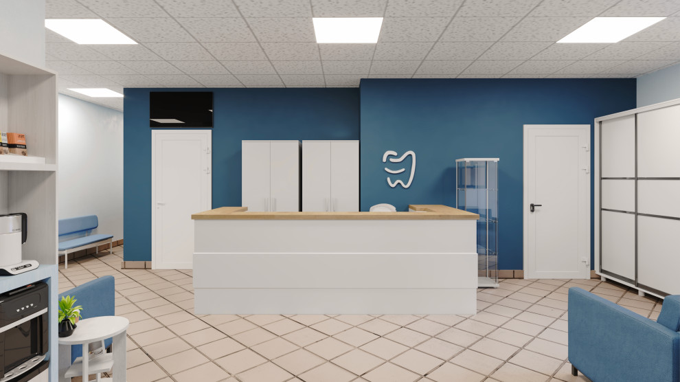 Обложка проекта: Дизайн холла стоматологии