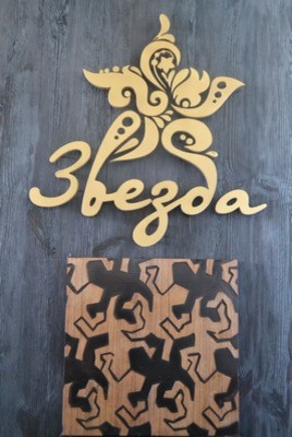 резные 3D панели из шпонированного МДФ