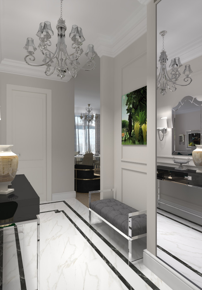 Квартира 100м2 Американская классика в ЖК Триколор