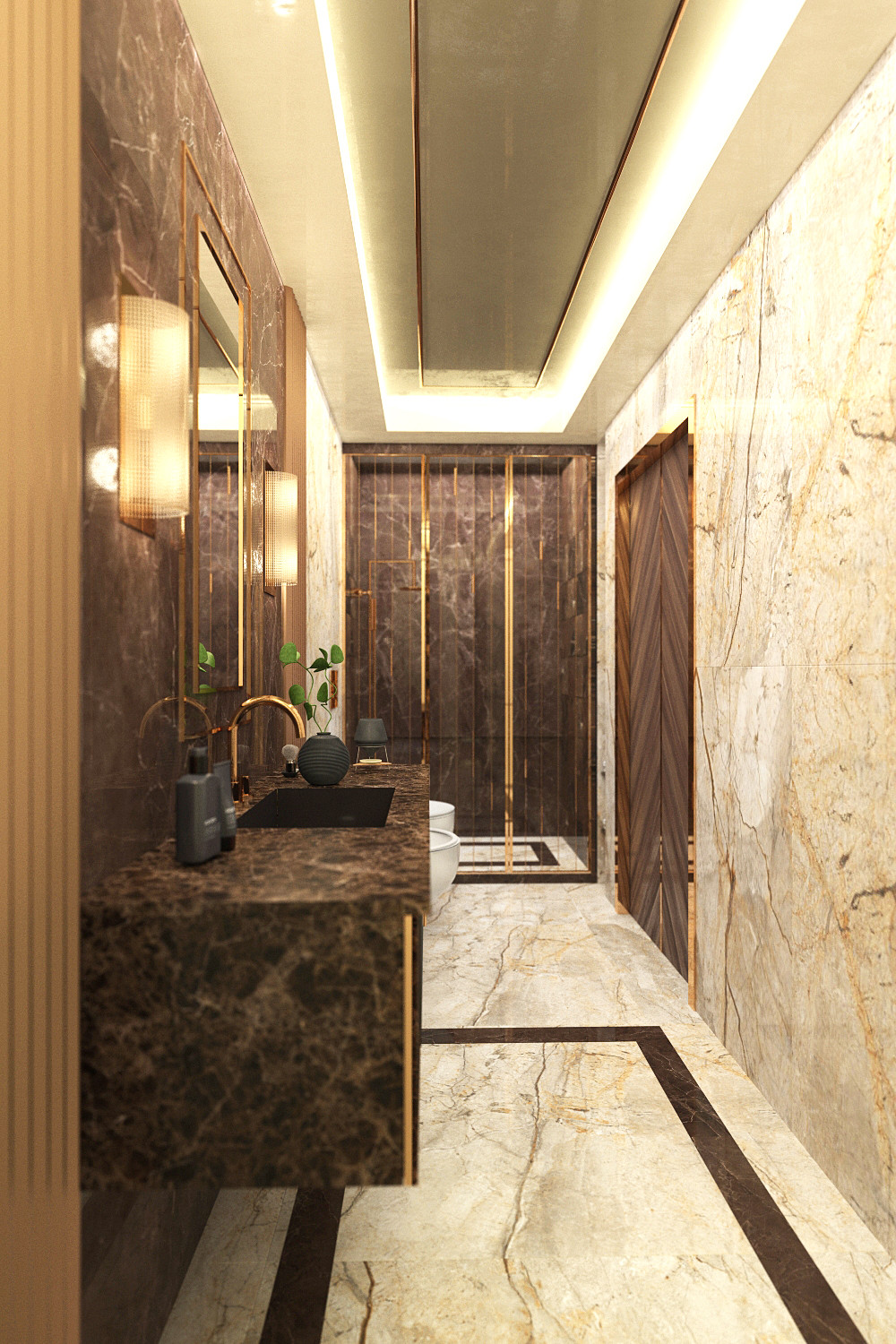 Villa  sul mare con la  vista Vesuvio