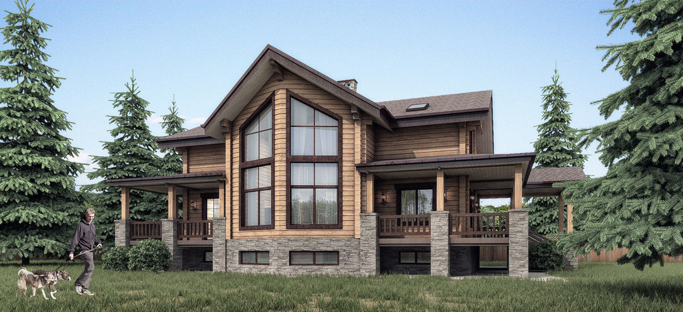 Индивидуальный жилой дом в деревне Каменка