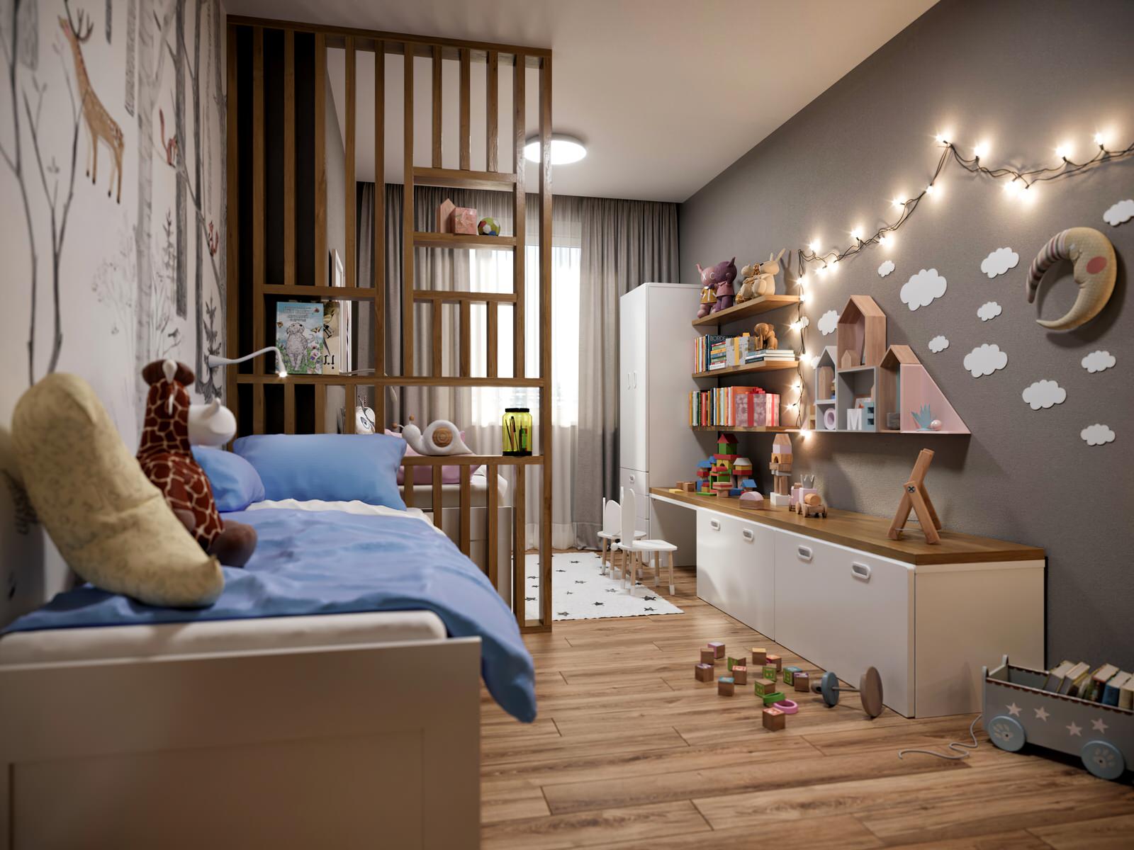 Обложка проекта: Визуализация детской