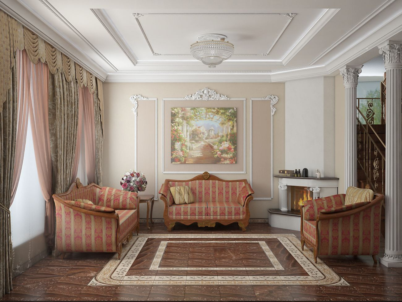 Проект интерьера в стиле Классика