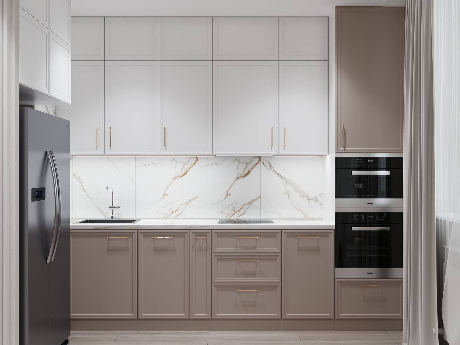 Дизайн кухни-гостиной