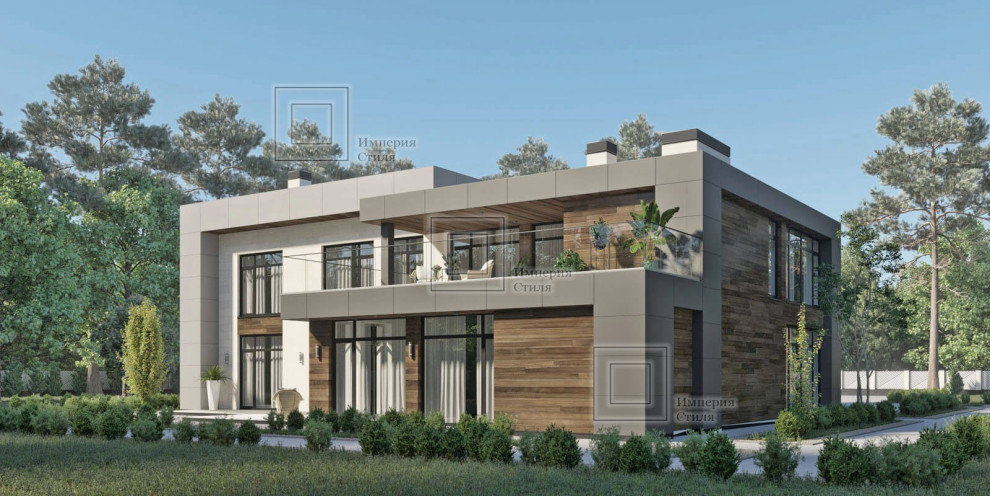 Проект дома с тренажерным залом и бассейном