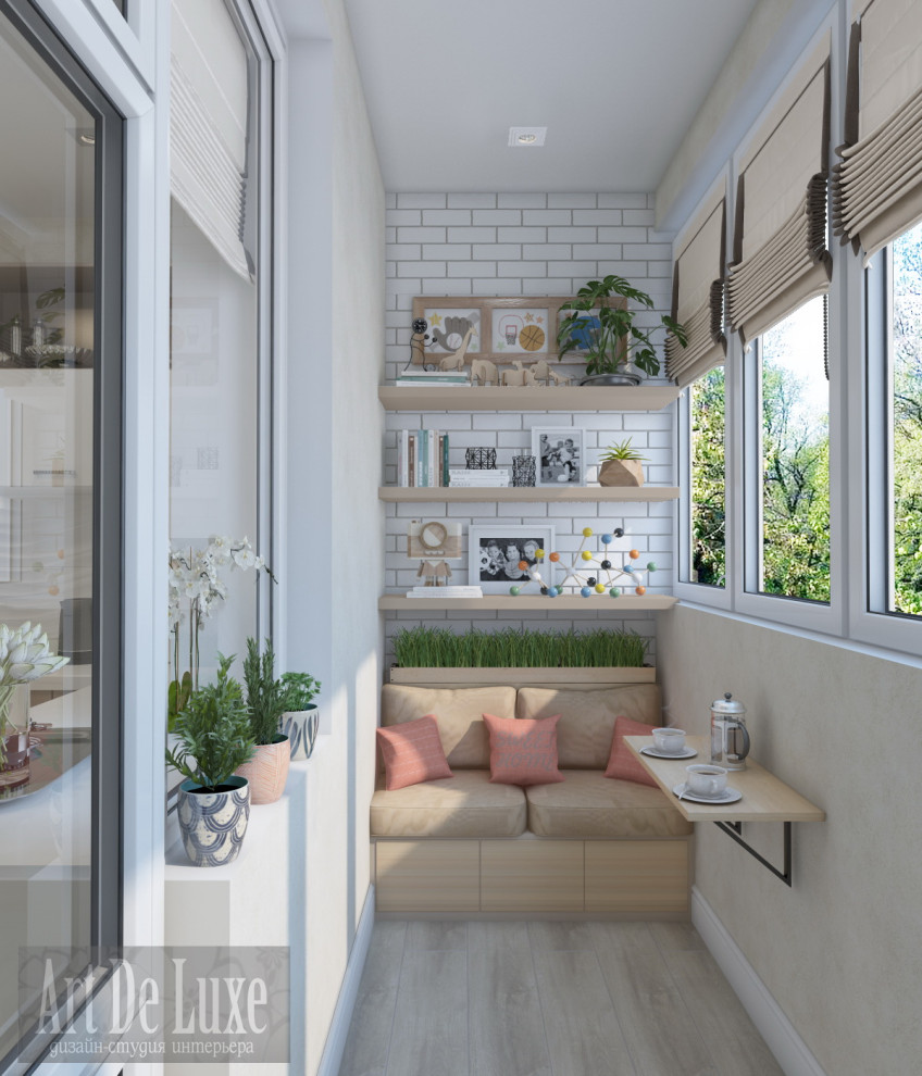 Обложка проекта: "Из однушки в двушку", Запольная, 60, кухня, балкон