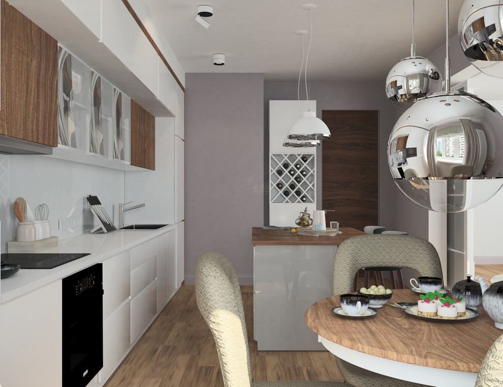 Трёхкомнатная квартира с элементами LOFT