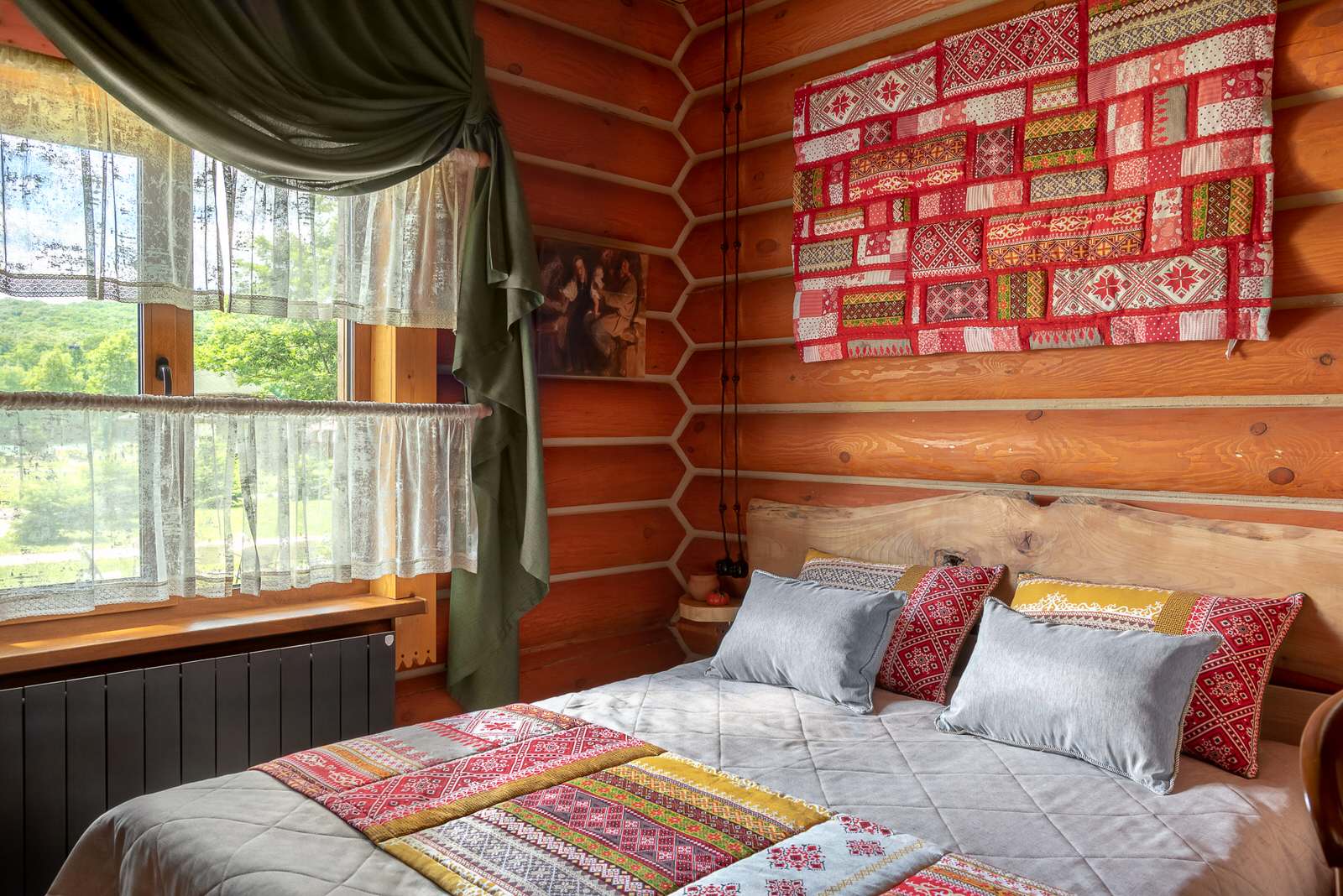 Дом из сруба. Русский исторический дизайн.