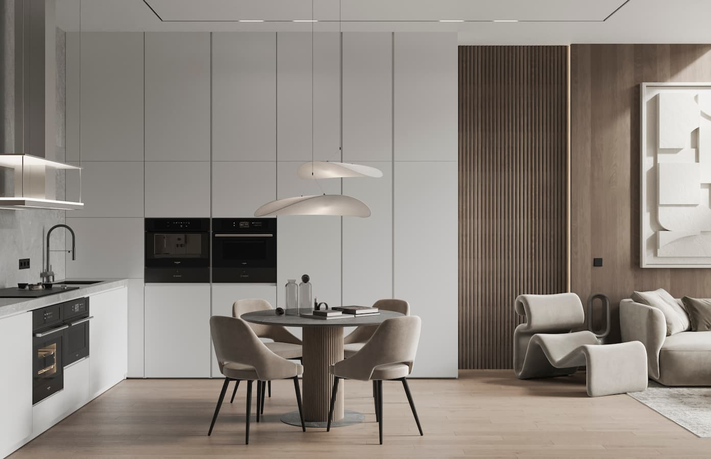 Роскошные апартаменты: два уровня элегантности