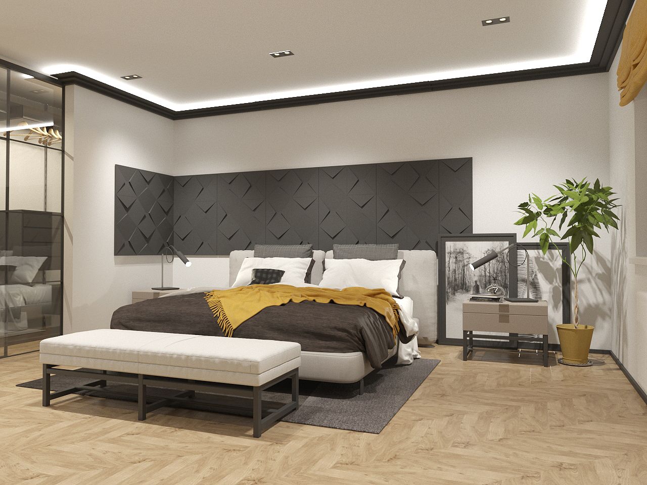 Обложка проекта: Дизайн спальни